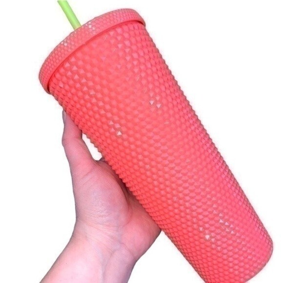 Starbucks 2022 Summer Dragonfruit studded shiney bling venti tumbler limited cup - Picture 5 of 5